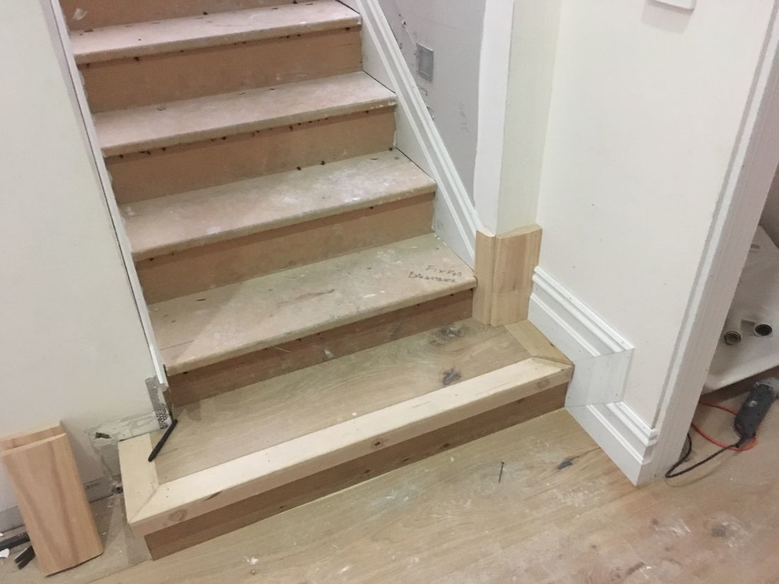 Custom stair edging